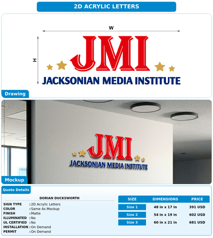 CUSTOM MOCKUP SIGN FOR Dorian Ducksworth