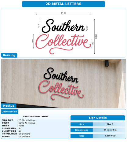 CUSTOM MOCKUP SIGN FOR Vaneisha Armstrong