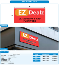 CUSTOM MOCKUP SIGN FOR Haron Izhour