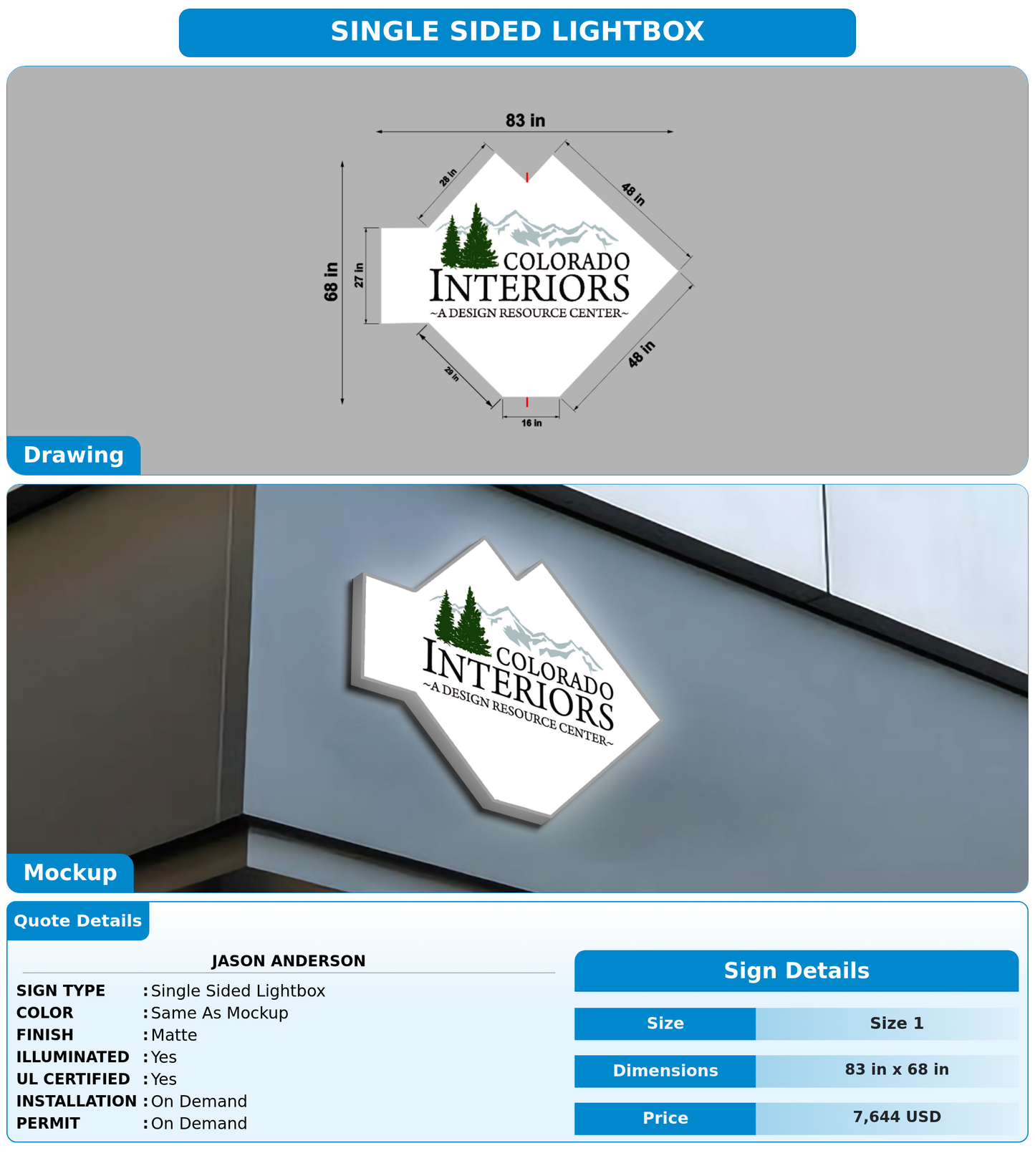 CUSTOM MOCKUP SIGN FOR Jason Anderson