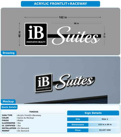 CUSTOM MOCKUP SIGN FOR Tunisha