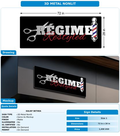 CUSTOM MOCKUP SIGN FOR Kalief bethea