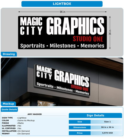 CUSTOM MOCKUP SIGN FOR Amy Hagood