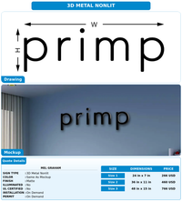 CUSTOM MOCKUP SIGN FOR Mel Graham
