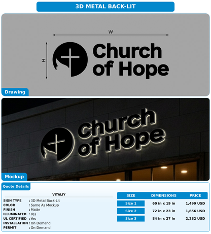 CUSTOM MOCKUP SIGN FOR Vitaliy
