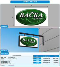 CUSTOM MOCKUP SIGN FOR Richard krstin