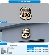 CUSTOM MOCKUP SIGN FOR scott griffeth