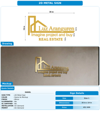 CUSTOM MOCKUP SIGN FOR Daniel