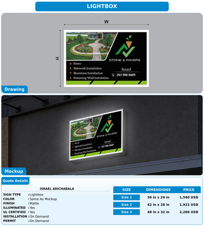 CUSTOM MOCKUP SIGN FOR Israel arichabala