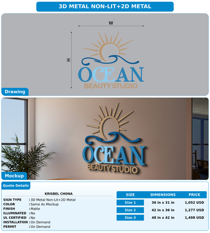 CUSTOM MOCKUP SIGN FOR Krisbel chona