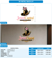CUSTOM MOCKUP SIGN FOR Shadesia Powell