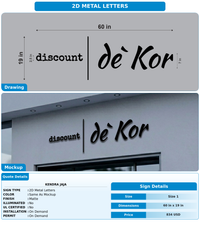 CUSTOM MOCKUP SIGN FOR Kendra JaJa