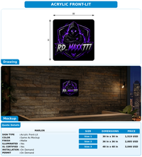 CUSTOM MOCKUP SIGN FOR Marlon