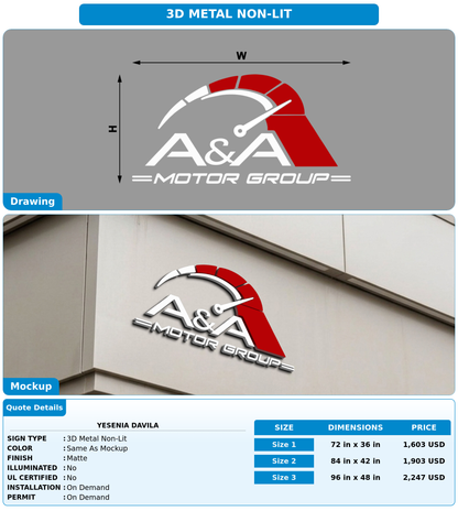CUSTOM MOCKUP SIGN FOR Yesenia Davila