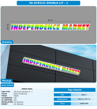 CUSTOM MOCKUP SIGN FOR Ameer fadel