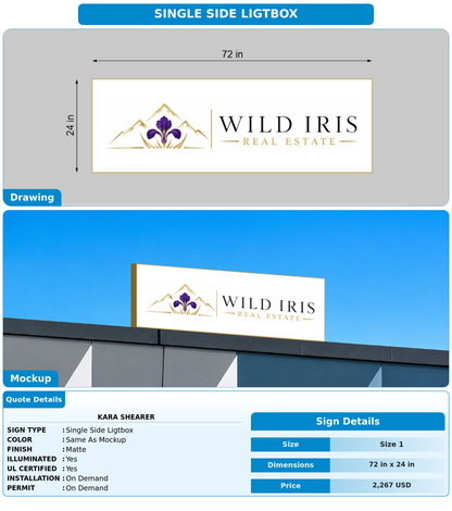 CUSTOM MOCKUP SIGN FOR Kara Shearer