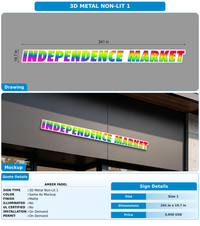 CUSTOM MOCKUP SIGN FOR Ameer fadel
