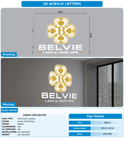 CUSTOM MOCKUP SIGN FOR Hannie Uyen Nguyen