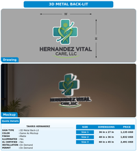 CUSTOM MOCKUP SIGN FOR Tahiris Hernandez
