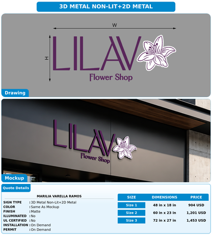 CUSTOM MOCKUP SIGN FOR Marilia Varella Ramos