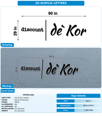 CUSTOM MOCKUP SIGN FOR Kendra JaJa