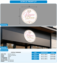 CUSTOM MOCKUP SIGN FOR Crystal Townsend