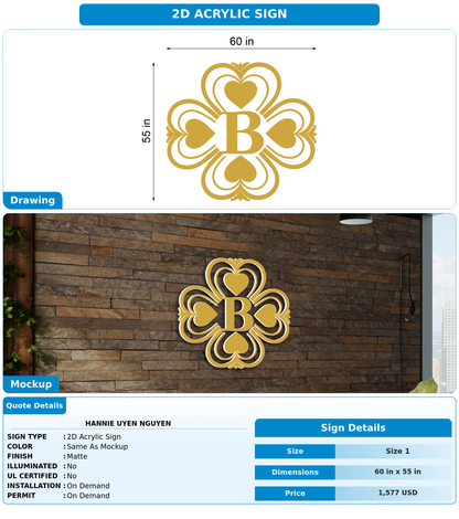 CUSTOM MOCKUP SIGN FOR Hannie Uyen Nguyen