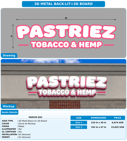 CUSTOM MOCKUP SIGN FOR Marvin Zou