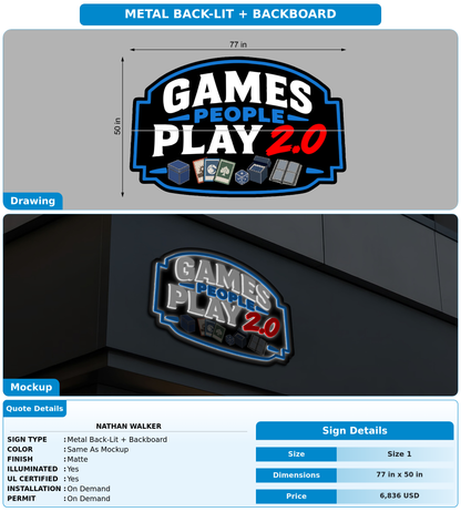CUSTOM MOCKUP SIGN FOR Nathan Walker