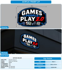 CUSTOM MOCKUP SIGN FOR Nathan Walker