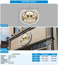 CUSTOM MOCKUP SIGN FOR jason johnson