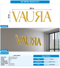 CUSTOM MOCKUP SIGN FOR Laura Marin