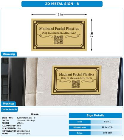 CUSTOM MOCKUP SIGN FOR Ariana