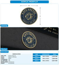 CUSTOM MOCKUP SIGN FOR Vanessa Eaton