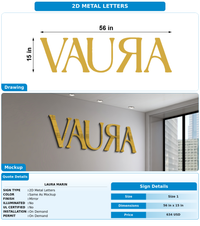 CUSTOM MOCKUP SIGN FOR Laura Marin