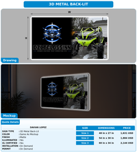 CUSTOM MOCKUP SIGN FOR Davian Lopez