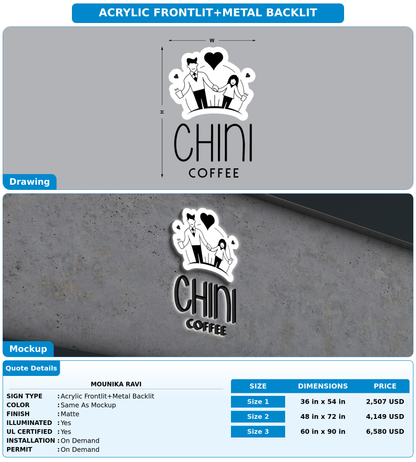 CUSTOM MOCKUP SIGN FOR Mounika Ravi