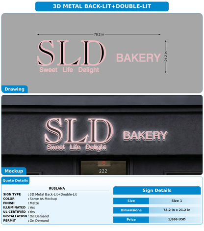 CUSTOM MOCKUP SIGN FOR Ruslana