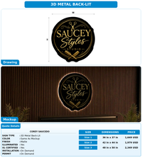CUSTOM MOCKUP SIGN FOR Corey Saucedo