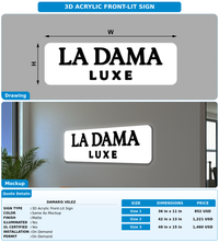 CUSTOM MOCKUP SIGN FOR Damaris Velez