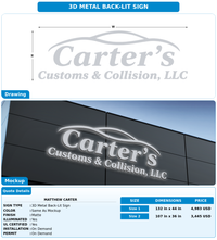 CUSTOM MOCKUP SIGN FOR Matthew Carter