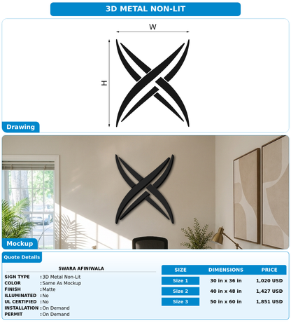 CUSTOM MOCKUP SIGN FOR Swara Afiniwala
