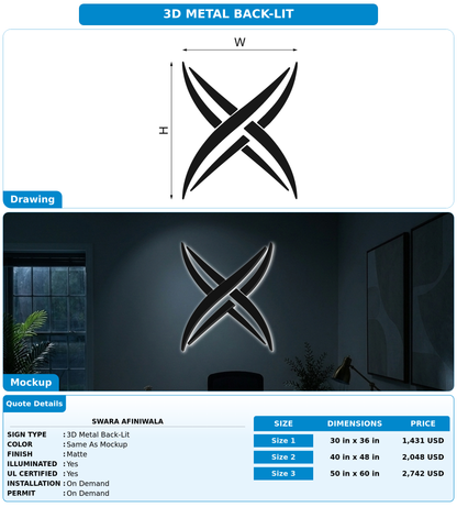 CUSTOM MOCKUP SIGN FOR Swara Afiniwala