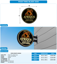 CUSTOM MOCKUP SIGN FOR Dora Boakye-Ansah