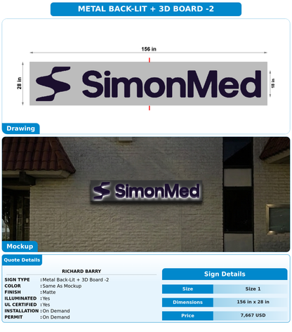 CUSTOM MOCKUP SIGN FOR richard barry