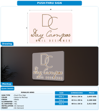 CUSTOM MOCKUP SIGN FOR Ronaldo Arno