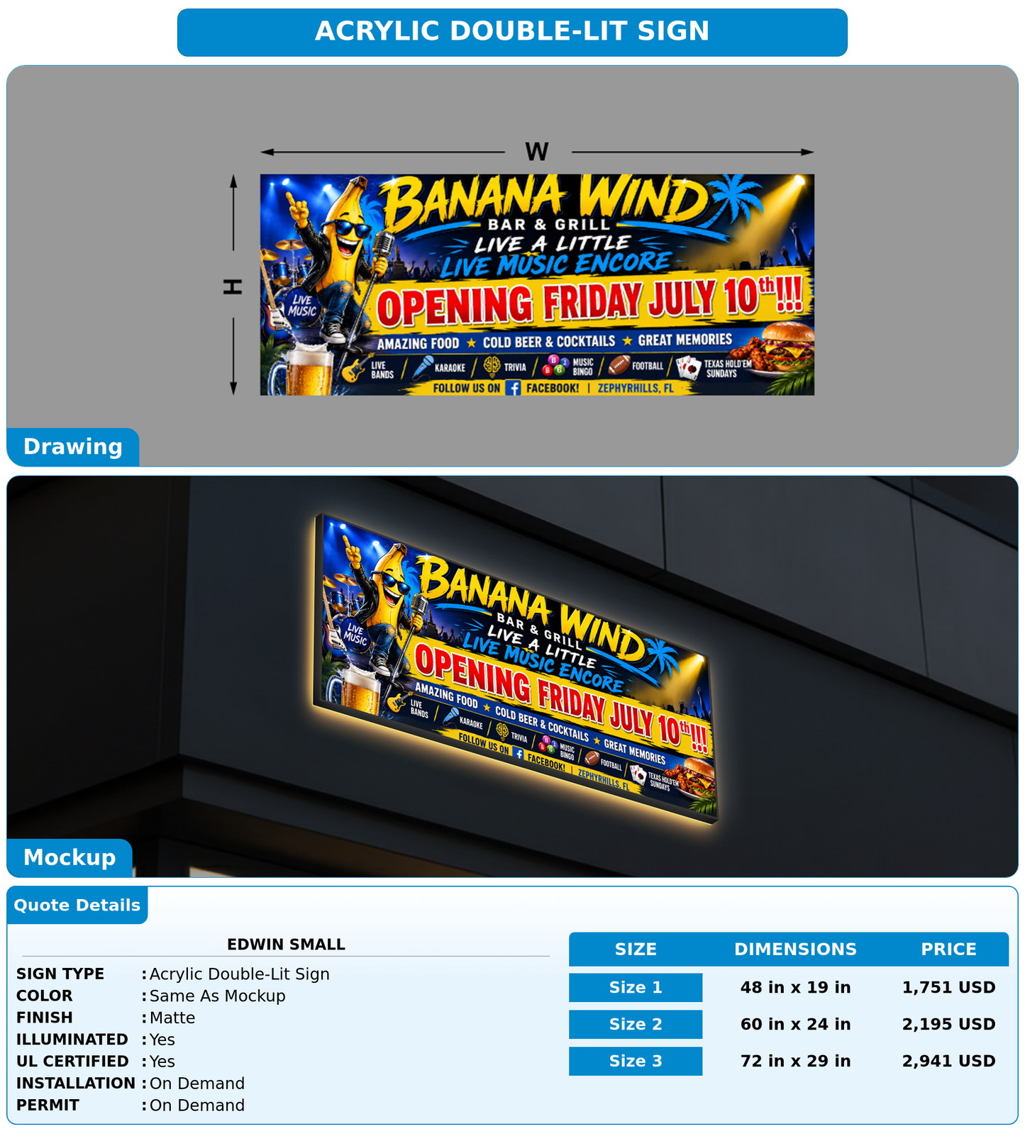 CUSTOM MOCKUP SIGN FOR Edwin Small
