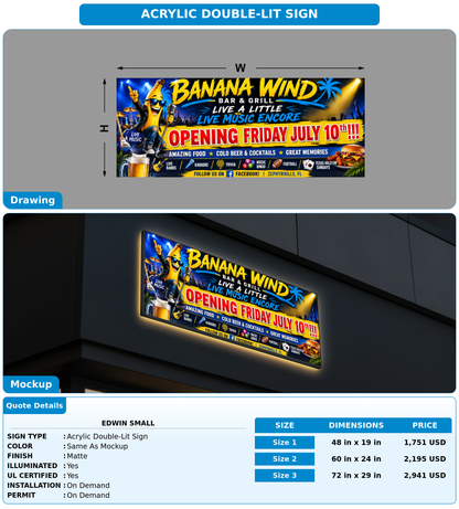 CUSTOM MOCKUP SIGN FOR Edwin Small