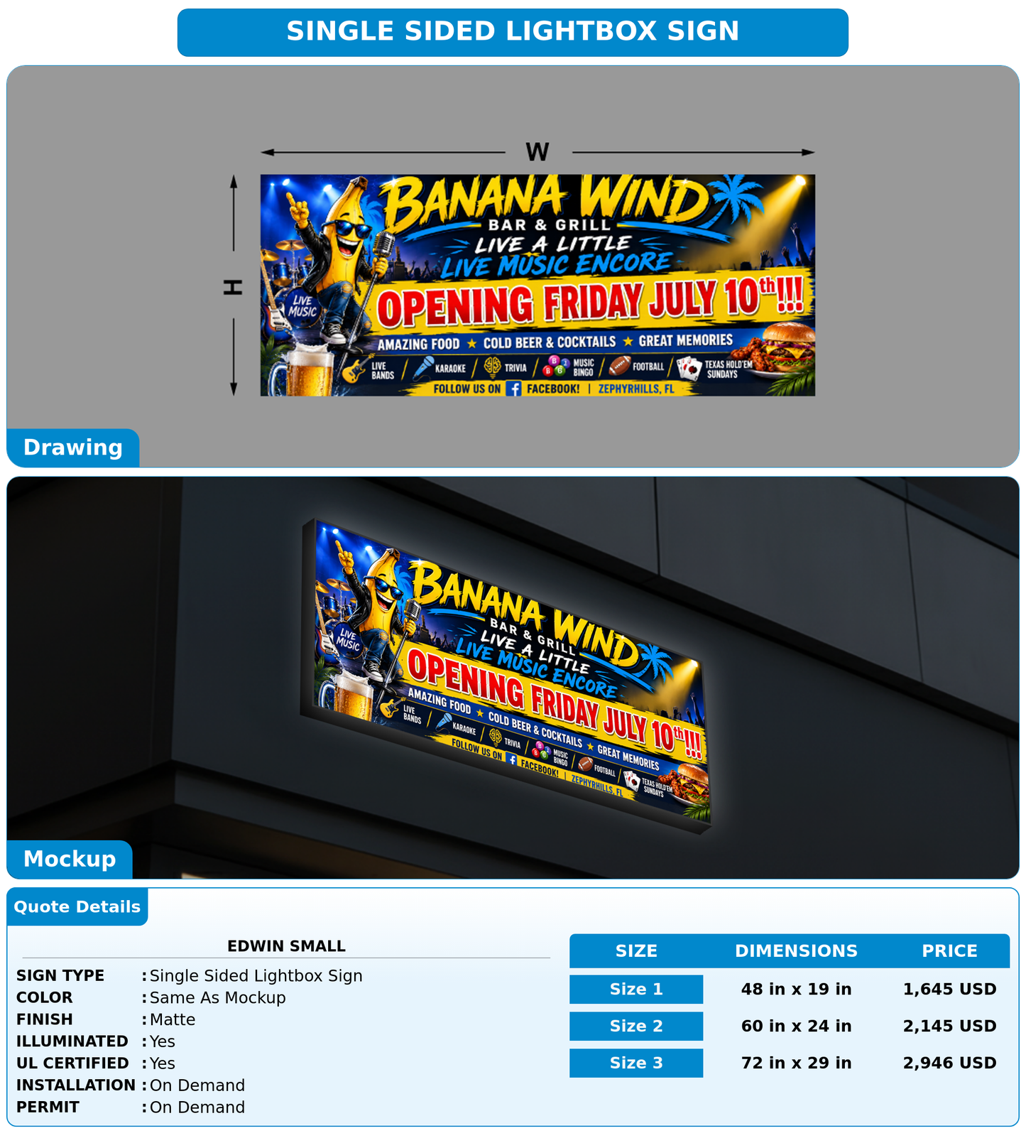CUSTOM MOCKUP SIGN FOR Edwin Small