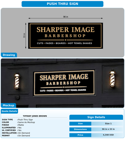 CUSTOM MOCKUP SIGN FOR Tiffany Jones Brown